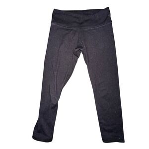 90 Degree By Reflex Girls Black Capri Leggings Activewear Size‎ S(7/8)